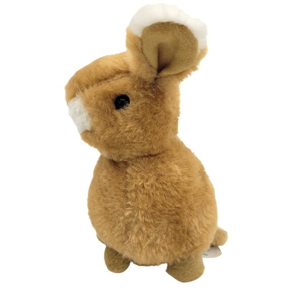 Walmart Brown Plush Bunny Rabbit 10" Stuffed Animal Realistic Easter Spring - Picture 4 of 9